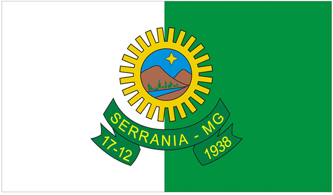 Bandeira de Serrania MG